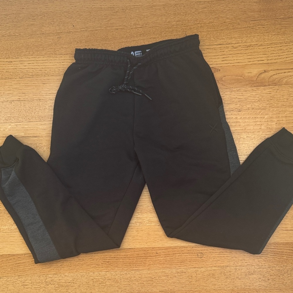 Game Time Black and Gray Kids Sweatpants
